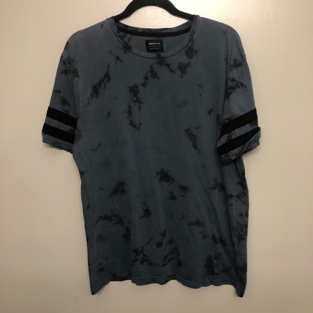Westy Tie Dye T-Shirt - Blue Black XL
